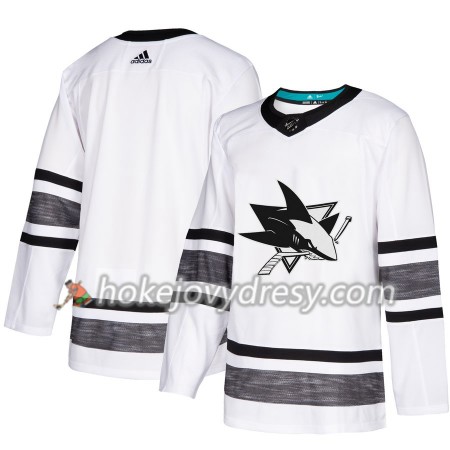 Pánské Hokejový Dres San Jose Sharks Blank Bílá 2019 NHL All-Star Adidas Authentic